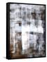 Brown and White Abstract Art Painting-T30Gallery-Framed Stretched Canvas