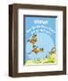 Brown Barbaloots (blue)-Theodor (Dr. Seuss) Geisel-Framed Art Print