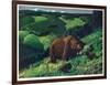 Brown Bear and Cubs-Fred Ludekens-Framed Giclee Print