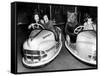 Brown Bear of Bertram Mills Circus in Bumper Cars Dodgems December 15, 1954-null-Framed Stretched Canvas
