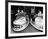 Brown Bear of Bertram Mills Circus in Bumper Cars Dodgems December 15, 1954-null-Framed Photo