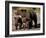 Brown Bear Sow with Cubs Looking for Fish, Katmai National Park, Alaskan Peninsula, USA-Steve Kazlowski-Framed Photographic Print