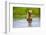 Brown Bear standing on Brooks River, Katmai National Park, Alaska, USA-Keren Su-Framed Photographic Print