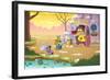 Brown Bear Stumbled from His Den - Turtle-Gary LaCoste-Framed Giclee Print