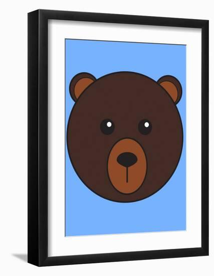 Brown Bear-null-Framed Art Print