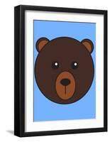 Brown Bear-null-Framed Art Print