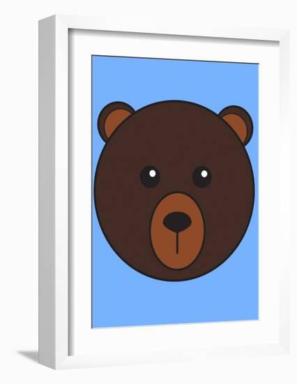 Brown Bear-null-Framed Art Print