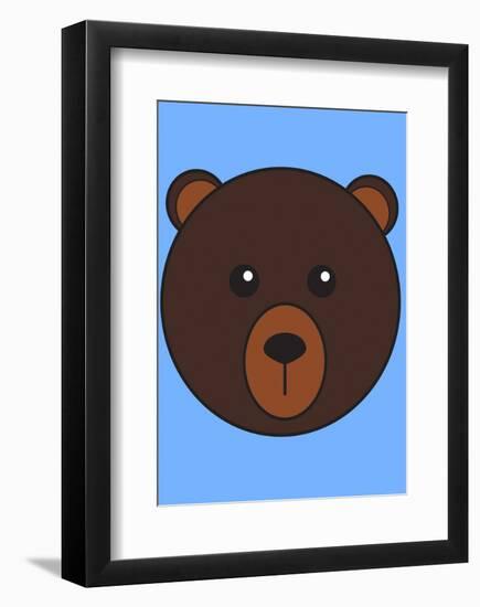 Brown Bear-null-Framed Giclee Print