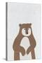 Brown Bear-Annie Bailey Art-Stretched Canvas