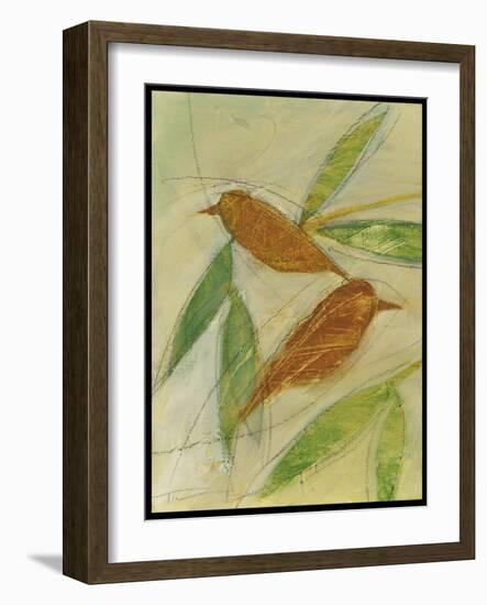 Brown Birds at Rest-Tim Nyberg-Framed Giclee Print