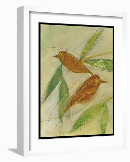 Brown Birds at Rest-Tim Nyberg-Framed Giclee Print
