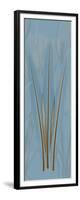 Brown Blue Palm-Albert Koetsier-Framed Art Print