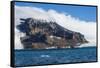 Brown Bluff huge volcanic basalt, Tabarin Peninsula, Antarctica, Polar Regions-Michael Runkel-Framed Stretched Canvas