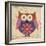 Brown Boho Owl-Hope Smith-Framed Art Print