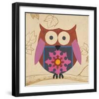 Brown Boho Owl-Hope Smith-Framed Art Print