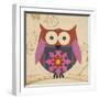 Brown Boho Owl-Hope Smith-Framed Art Print