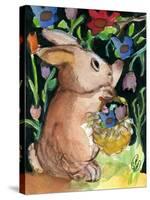 Brown Bunny-sylvia pimental-Stretched Canvas
