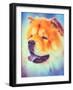 Brown Chines Chow Chow Dog-Grisha Bruev-Framed Photographic Print