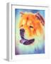 Brown Chines Chow Chow Dog-Grisha Bruev-Framed Photographic Print