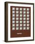 Brown Coffee Poster-NaxArt-Framed Art Print