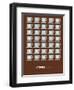 Brown Coffee Poster-NaxArt-Framed Art Print