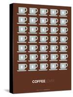 Brown Coffee Poster-NaxArt-Stretched Canvas