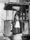 A Woman Tram-Conductor, Chile, 1922-Brown & Dawson-Stretched Canvas