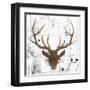 Brown Deer Head-OnRei-Framed Art Print