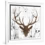 Brown Deer Head-OnRei-Framed Art Print