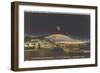 Brown Derby Restaurant at Night, Retro-null-Framed Art Print