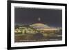 Brown Derby Restaurant at Night, Retro-null-Framed Premium Giclee Print