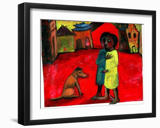 Brown Dog, 2004,-Gigi Sudbury-Framed Giclee Print