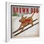 Brown Dog Ski Co-Ryan Fowler-Framed Art Print