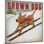 Brown Dog Ski Co-Ryan Fowler-Mounted Art Print