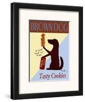 Brown Dog Tasty Cookies-Ken Bailey-Framed Art Print