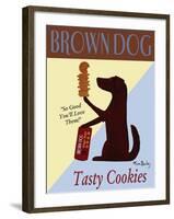 Brown Dog Tasty Cookies-Ken Bailey-Framed Giclee Print