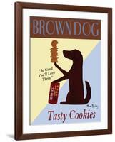 Brown Dog Tasty Cookies-Ken Bailey-Framed Premium Giclee Print
