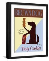 Brown Dog Tasty Cookies-Ken Bailey-Framed Giclee Print