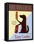 Brown Dog Tasty Cookies-Ken Bailey-Framed Stretched Canvas