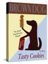 Brown Dog Tasty Cookies-Ken Bailey-Stretched Canvas