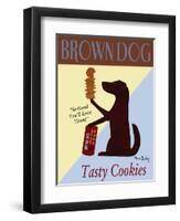 Brown Dog Tasty Cookies-Ken Bailey-Framed Premium Giclee Print