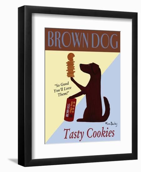 Brown Dog Tasty Cookies-Ken Bailey-Framed Premium Giclee Print