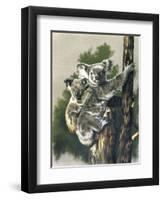 Brown-Eyed Beauties-Barbara Keith-Framed Giclee Print