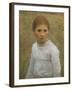 Brown Eyes-Sir George Clausen-Framed Giclee Print