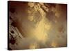 Brown Golden Abstract  Background for Design-ollen-Stretched Canvas