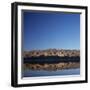 Brown Hills Reflected in a Lake-Micha Pawlitzki-Framed Photographic Print