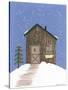 Brown Outhouse-Debbie McMaster-Stretched Canvas