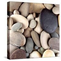 Brown Pebbles-null-Stretched Canvas