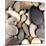 Brown Pebbles-null-Mounted Photographic Print