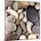 Brown Pebbles-null-Mounted Photographic Print